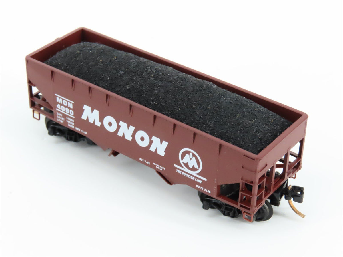 N Kadee Micro-Trains MTL 55200 MON Monon &quot;The Hoosier Line&quot; 2-Bay Hopper #4090