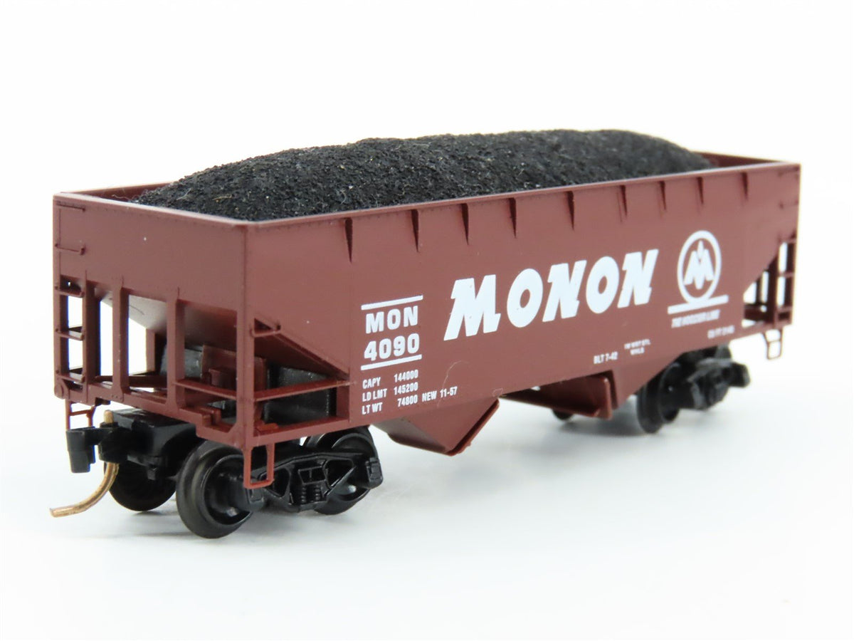 N Kadee Micro-Trains MTL 55200 MON Monon &quot;The Hoosier Line&quot; 2-Bay Hopper #4090