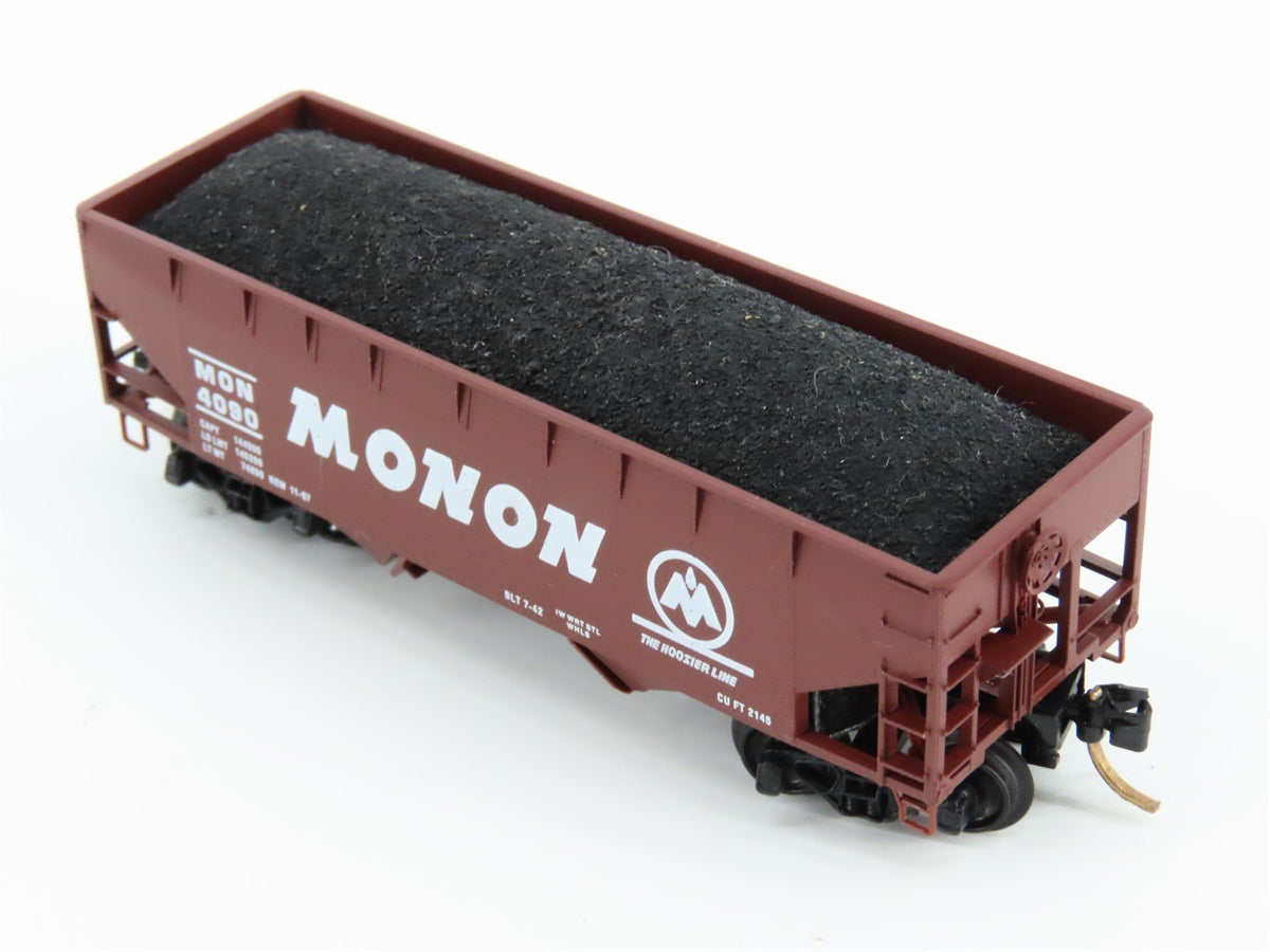 N Kadee Micro-Trains MTL 55200 MON Monon &quot;The Hoosier Line&quot; 2-Bay Hopper #4090