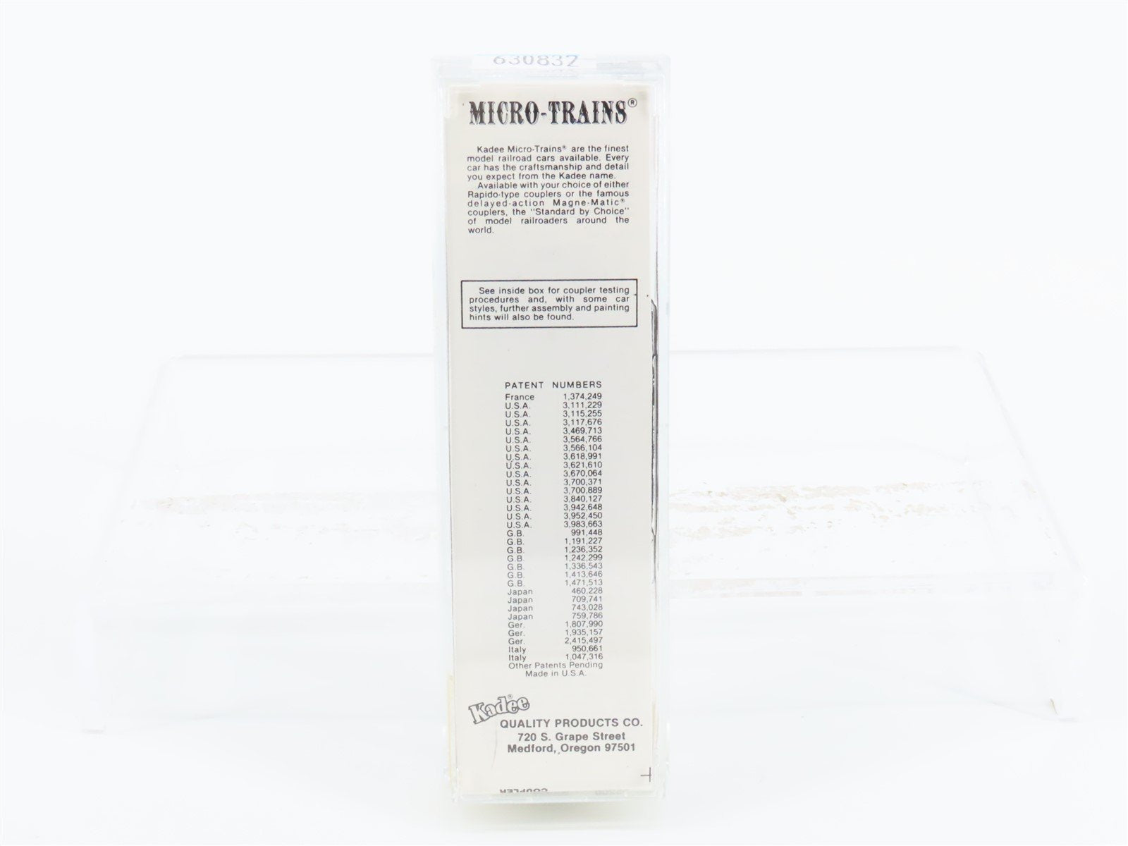 N Kadee Micro-Trains MTL 55200 MON Monon 