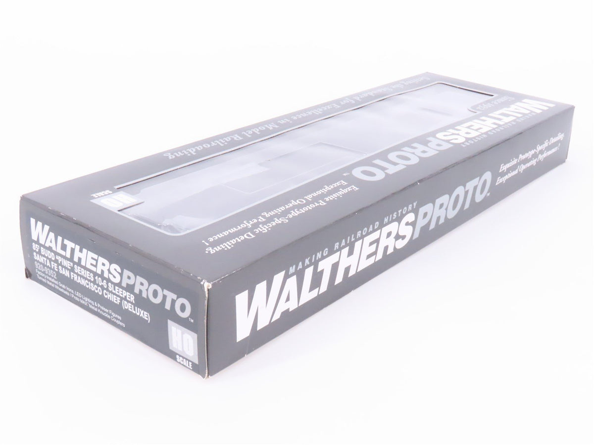 HO Scale Walthers Proto 920-9352 ATSF Santa Fe 85&#39; Budd Sleeper Passenger Car