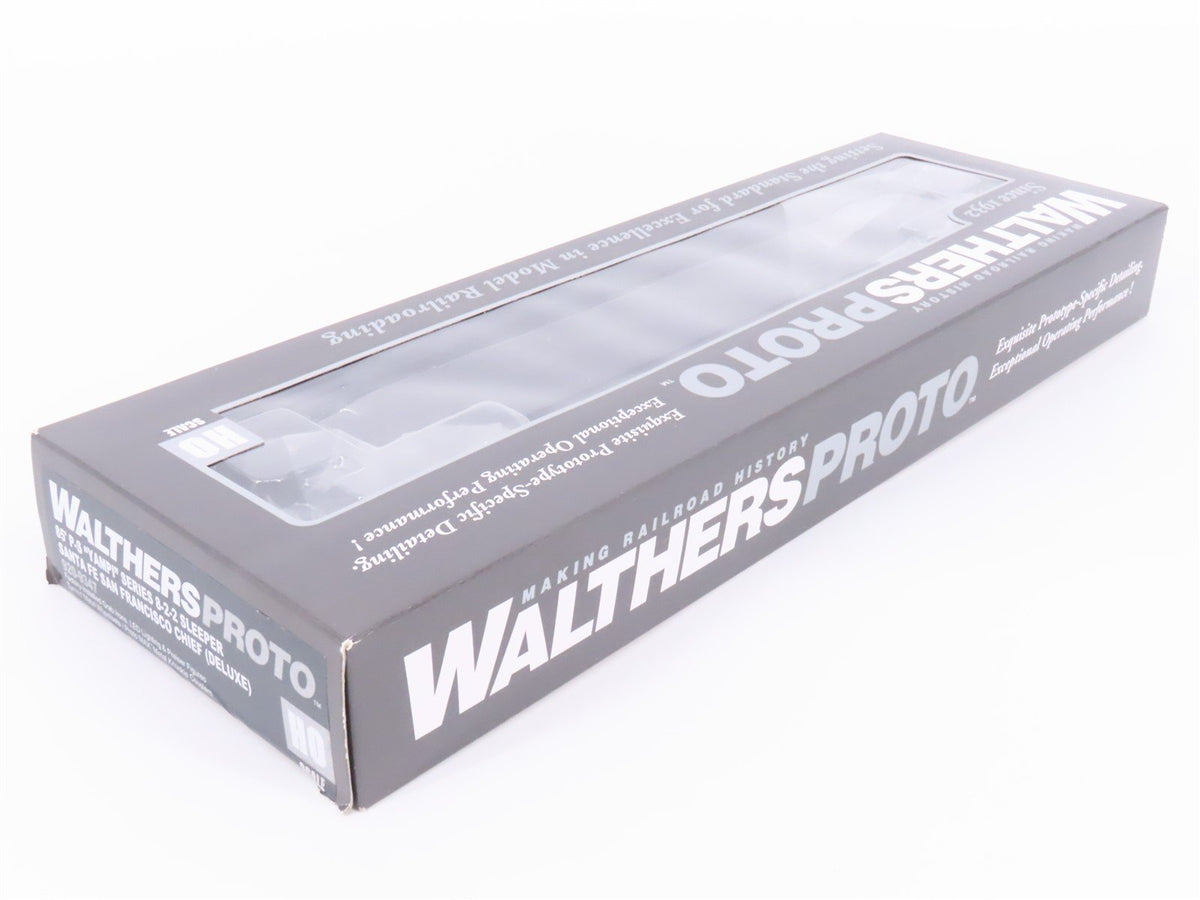 HO Walthers Proto 920-9347 ATSF Santa Fe 85&#39; P-S 8-2-2 Sleeper Passenger Car