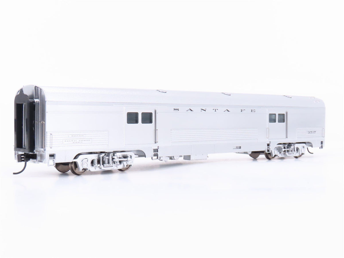 HO Walthers Proto 920-9487 ATSF Santa Fe 73&#39; Budd Baggage Passenger Car #3517