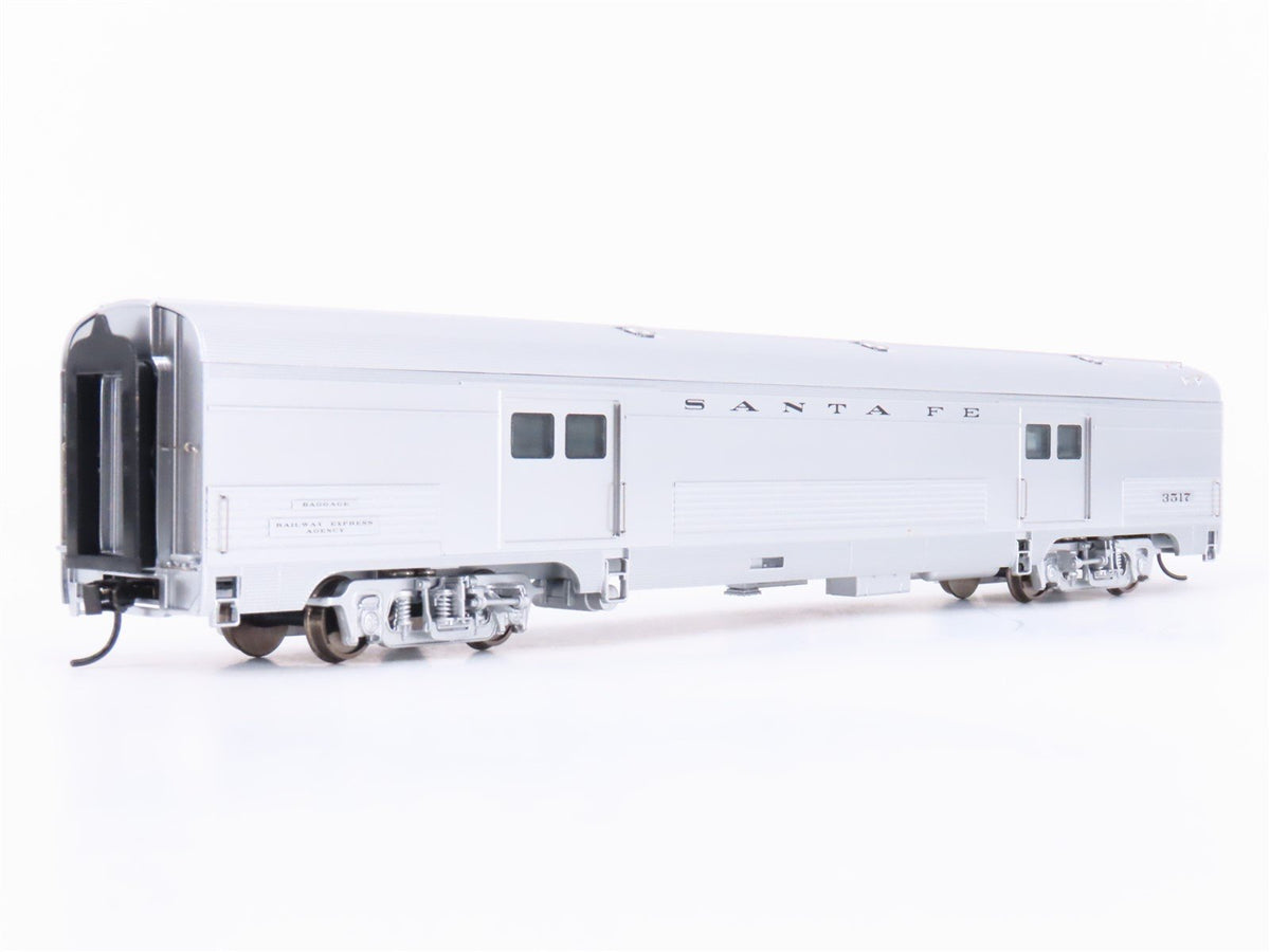 HO Walthers Proto 920-9487 ATSF Santa Fe 73&#39; Budd Baggage Passenger Car #3517