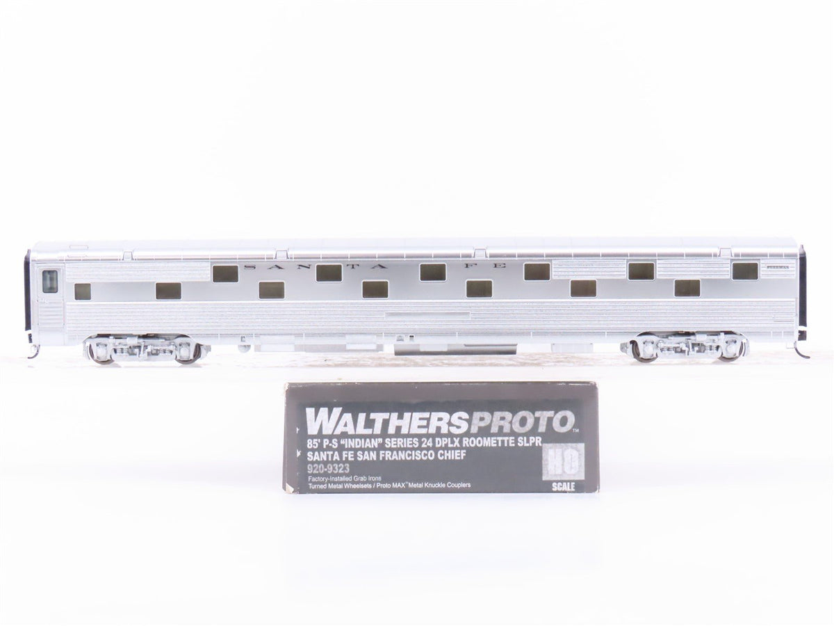 HO Walthers Proto 920-9323 ATSF Santa Fe 85&#39; P-S Dplx Roomette Passenger Car