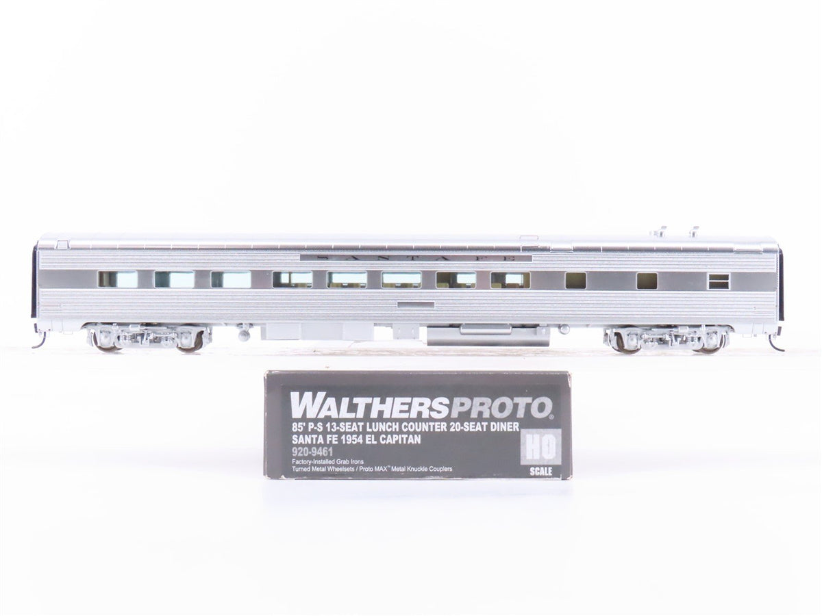 HO Walthers Proto 920-9461 ATSF Santa Fe 85&#39; P-S 20-Seat Dinner Passenger Car