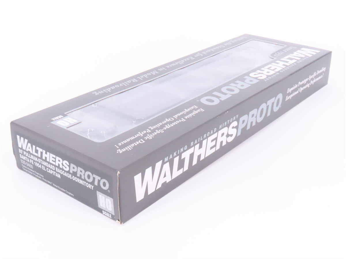 HO Walthers Proto 920-9460 ATSF Santa Fe 85&#39; P-S Baggage-Dorm Passenger Car