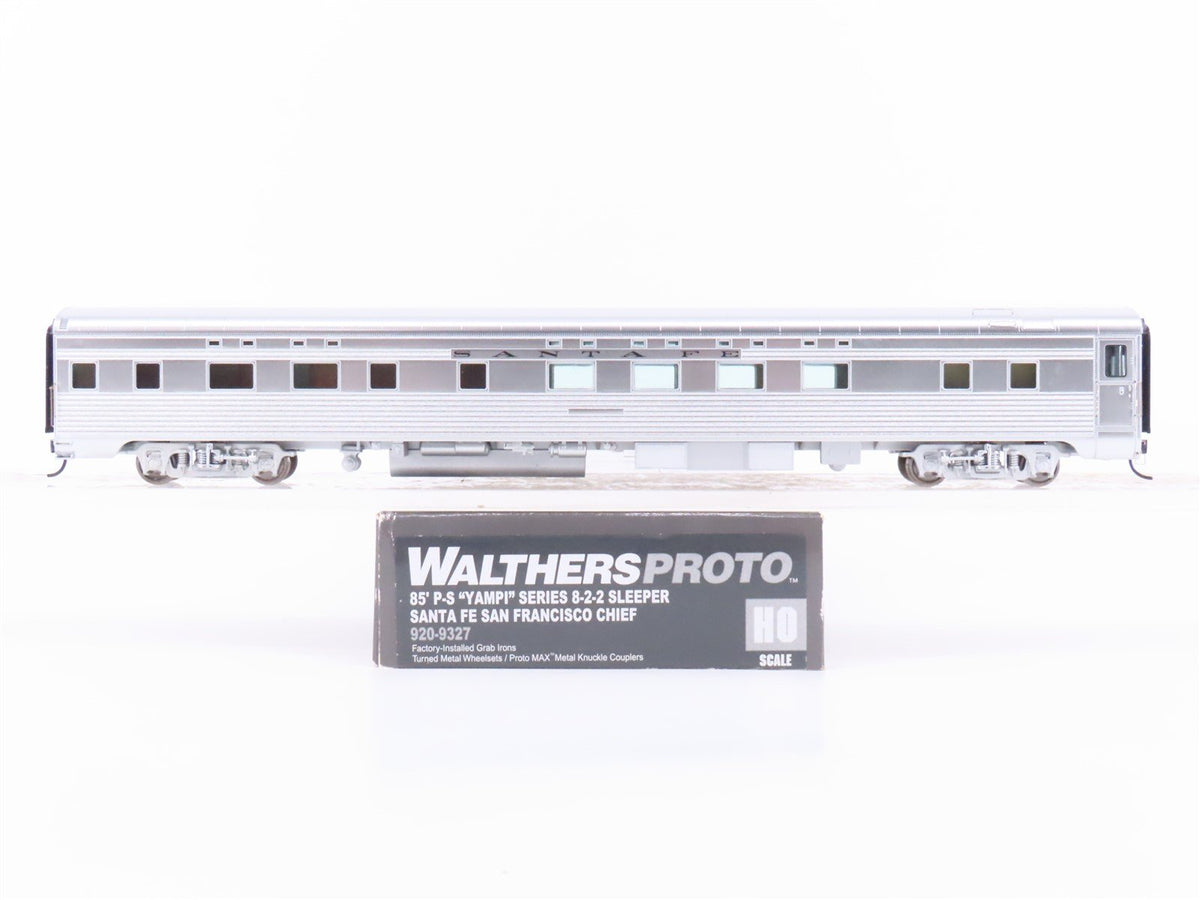 HO Walthers Proto 920-9327 ATSF Santa Fe 85&#39; P-S 8-2-2 Sleeper Passenger Car