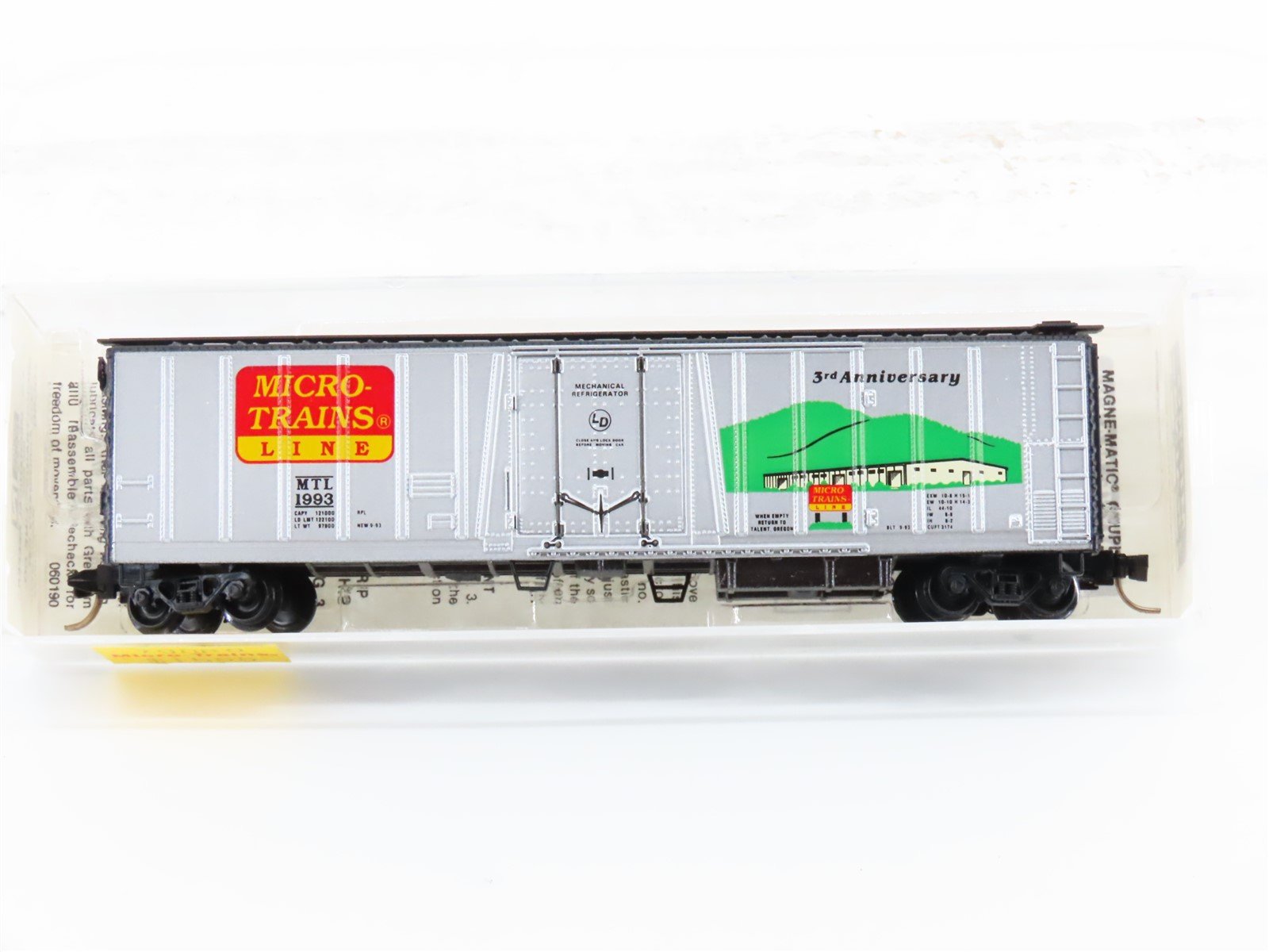 N Scale Micro-Trains Line MTL 70060 3rd Anniversary Mechanical Reefer #1993