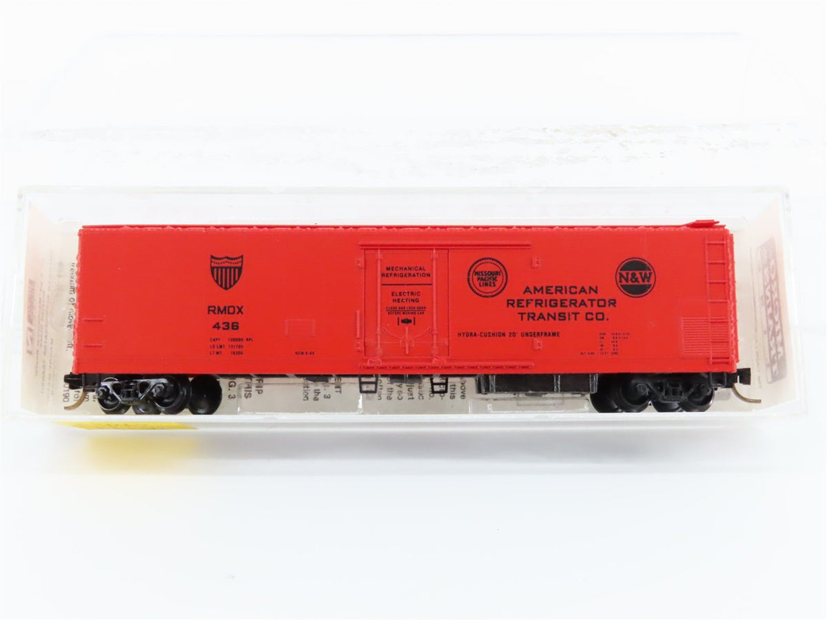 N Scale Micro-Trains MTL 69070 UP MP N&amp;W RMDX 51&#39; 3 3/4&quot; Mechanical Reefer #436