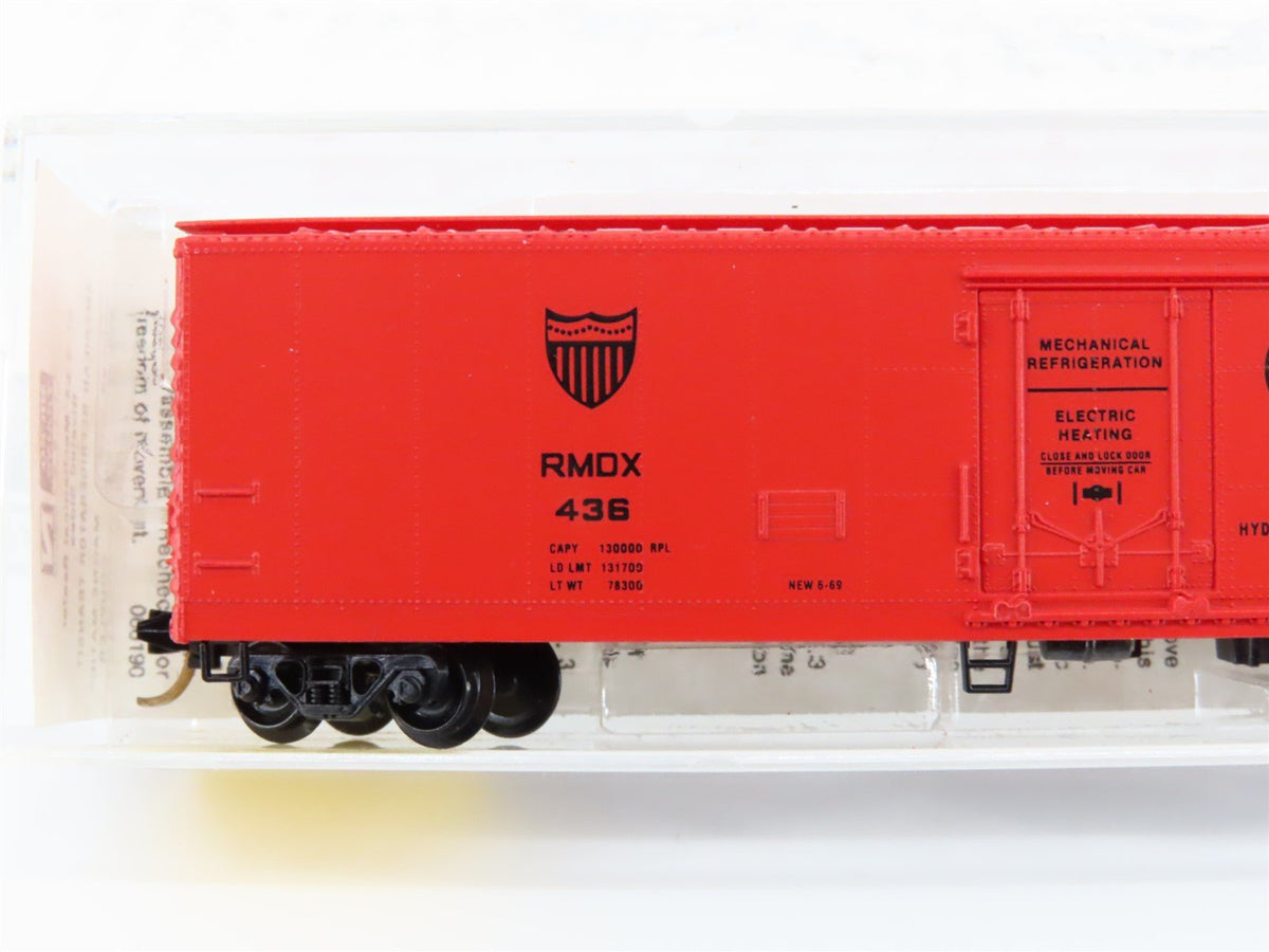 N Scale Micro-Trains MTL 69070 UP MP N&amp;W RMDX 51&#39; 3 3/4&quot; Mechanical Reefer #436