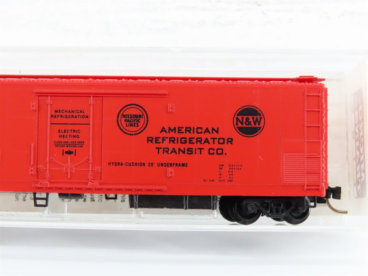 N Scale Micro-Trains MTL 69070 UP MP N&amp;W RMDX 51&#39; 3 3/4&quot; Mechanical Reefer #436