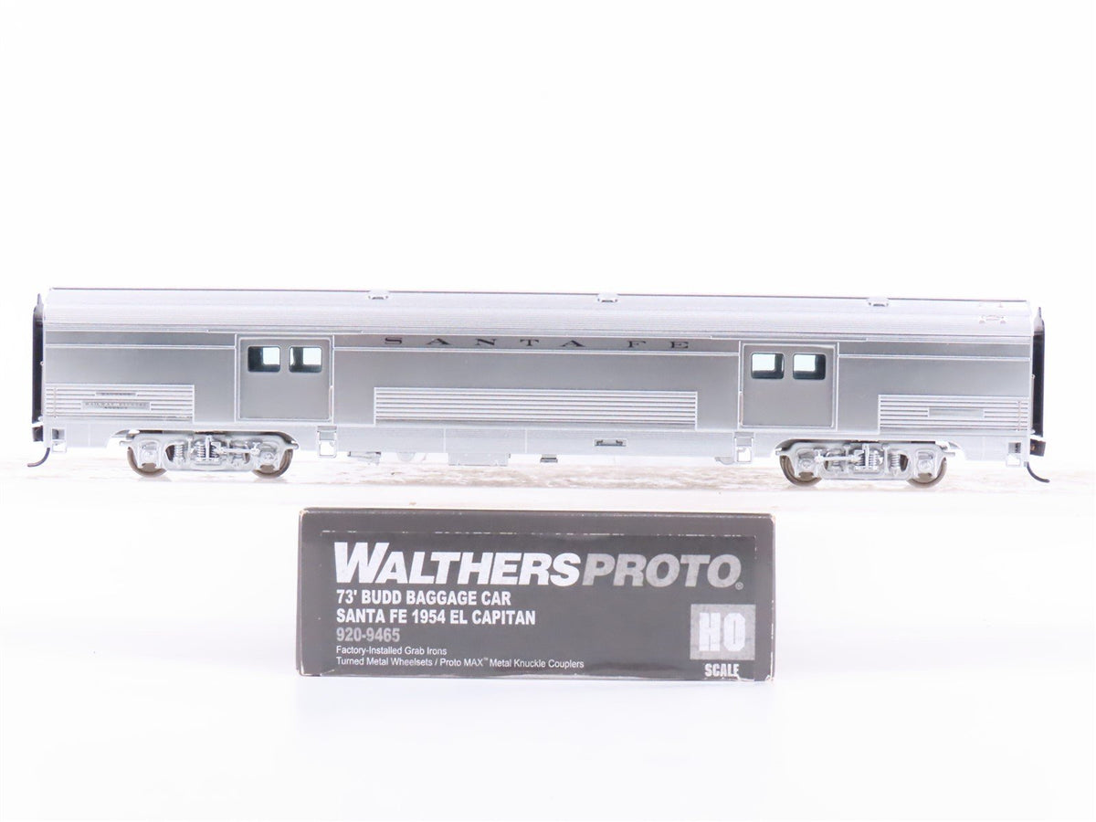 HO Walthers Proto 920-9465 ATSF Santa Fe 73&#39; P-S Baggage Passenger Car