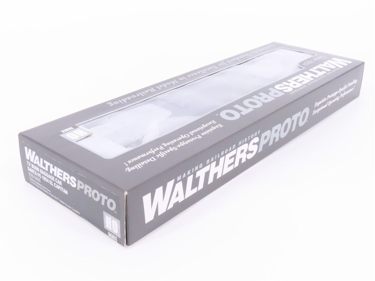 HO Walthers Proto 920-9465 ATSF Santa Fe 73&#39; P-S Baggage Passenger Car