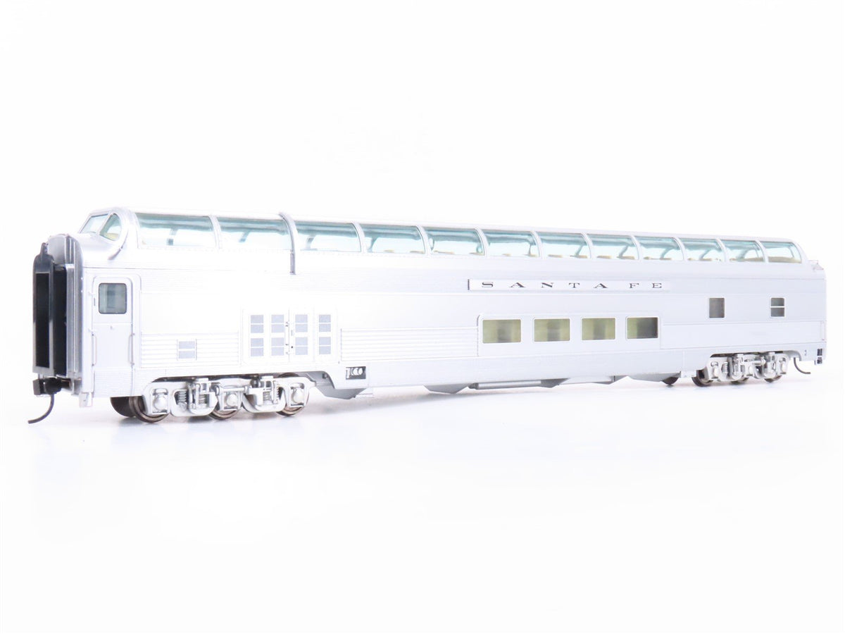 HO Walthers Proto 920-9324 ATSF Santa Fe 85&#39; Budd Bar-Lounge Passenger Car