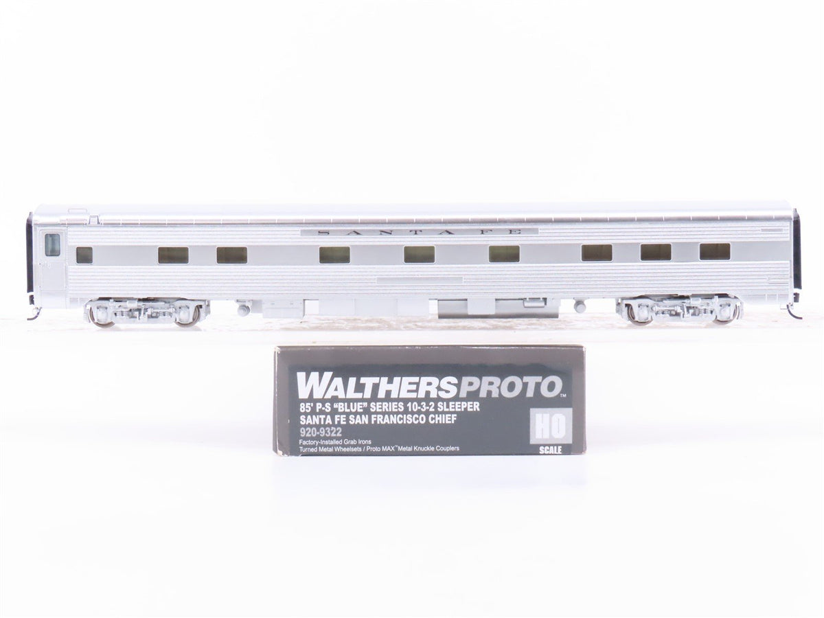 HO Walthers Proto 920-9322 ATSF Santa Fe 85&#39; P-S 10-3-2 Sleeper Passenger Car