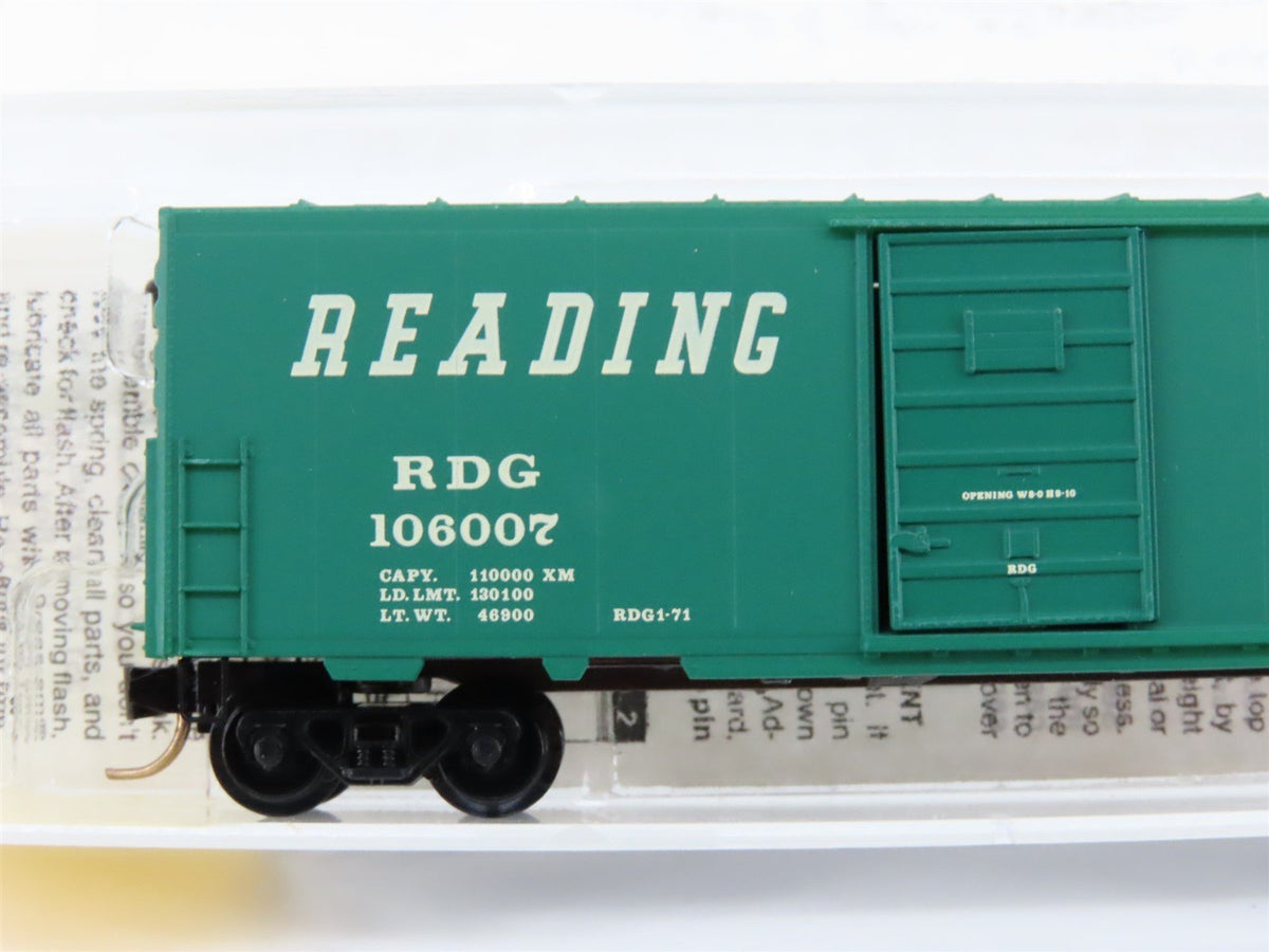 N Scale Micro-Trains MTL 24230 RDG Reading Lines 40&#39; Single Door Box Car #106007