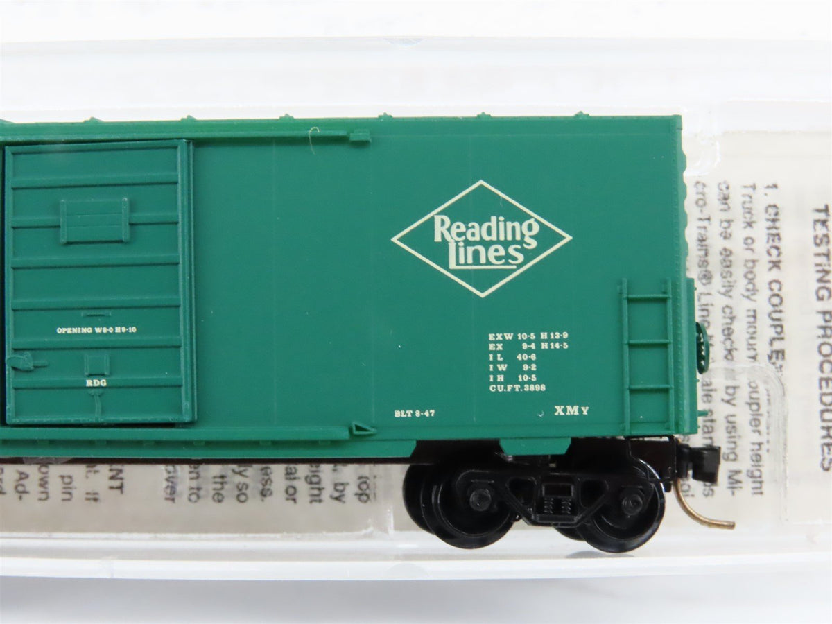 N Scale Micro-Trains MTL 24230 RDG Reading Lines 40&#39; Single Door Box Car #106007