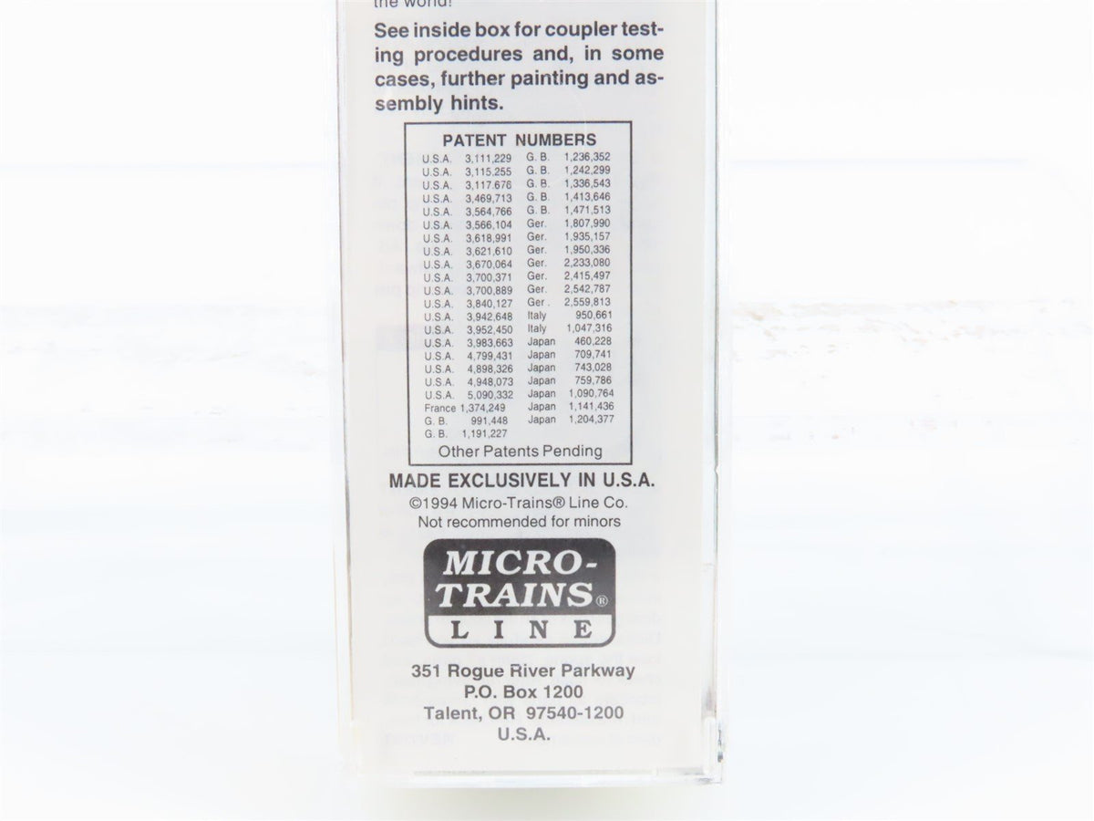 N Scale Micro-Trains MTL 24230 RDG Reading Lines 40&#39; Single Door Box Car #106007