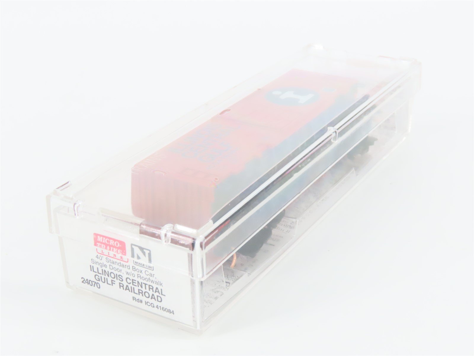 N Scale Micro-Trains MTL 24070 ICG Illinois Central Gulf 40' Box Car #416084