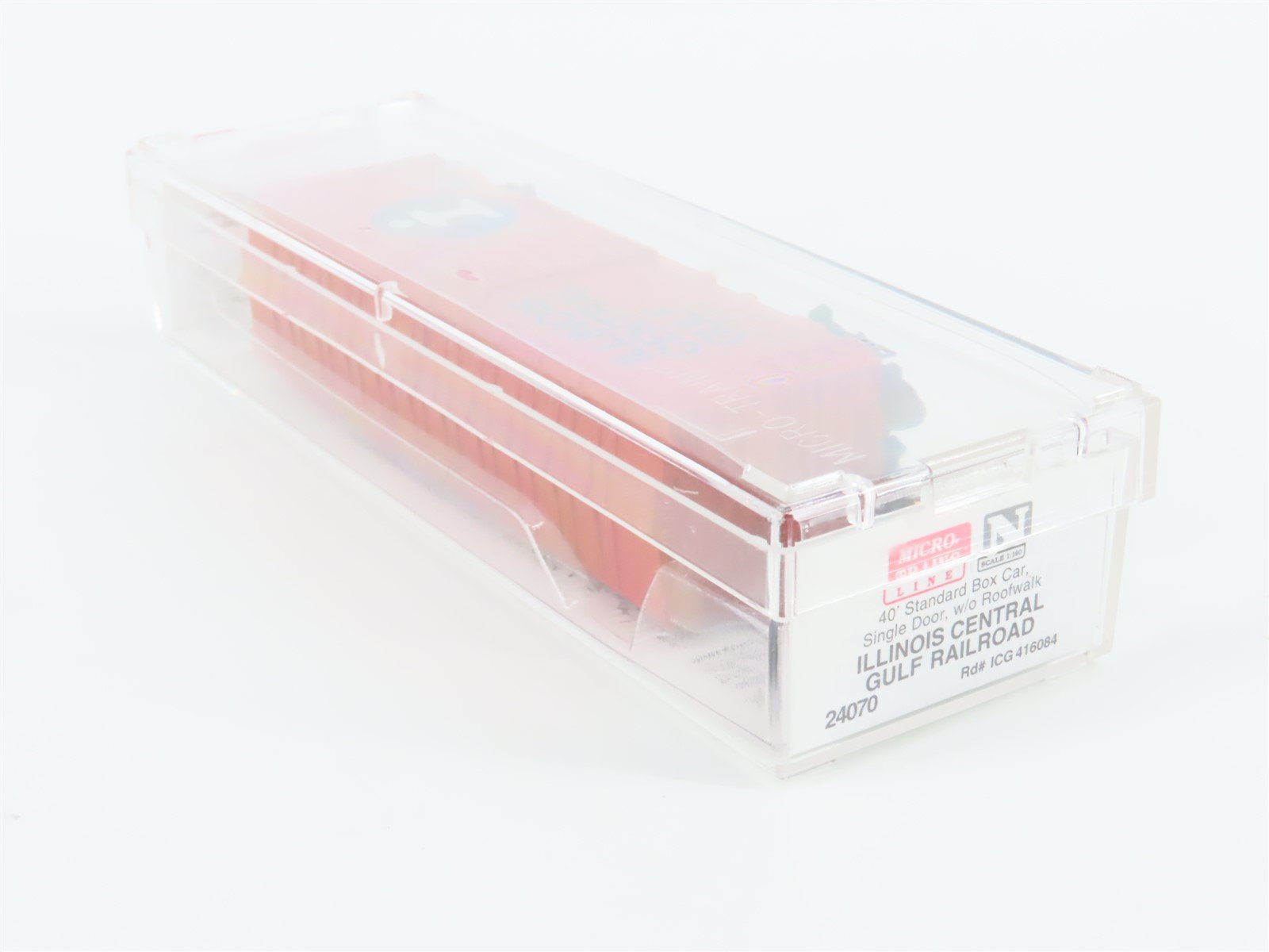 N Scale Micro-Trains MTL 24070 ICG Illinois Central Gulf 40' Box Car #416084