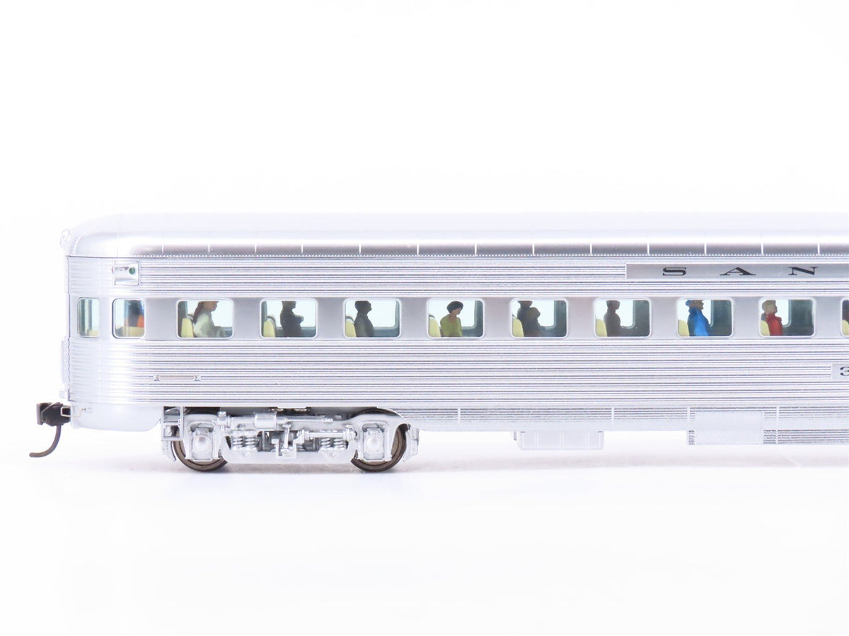 HO Walthers Proto 920-9483 ATSF Santa Fe 85&#39; P-S 42-Seat Obs Passenger Car