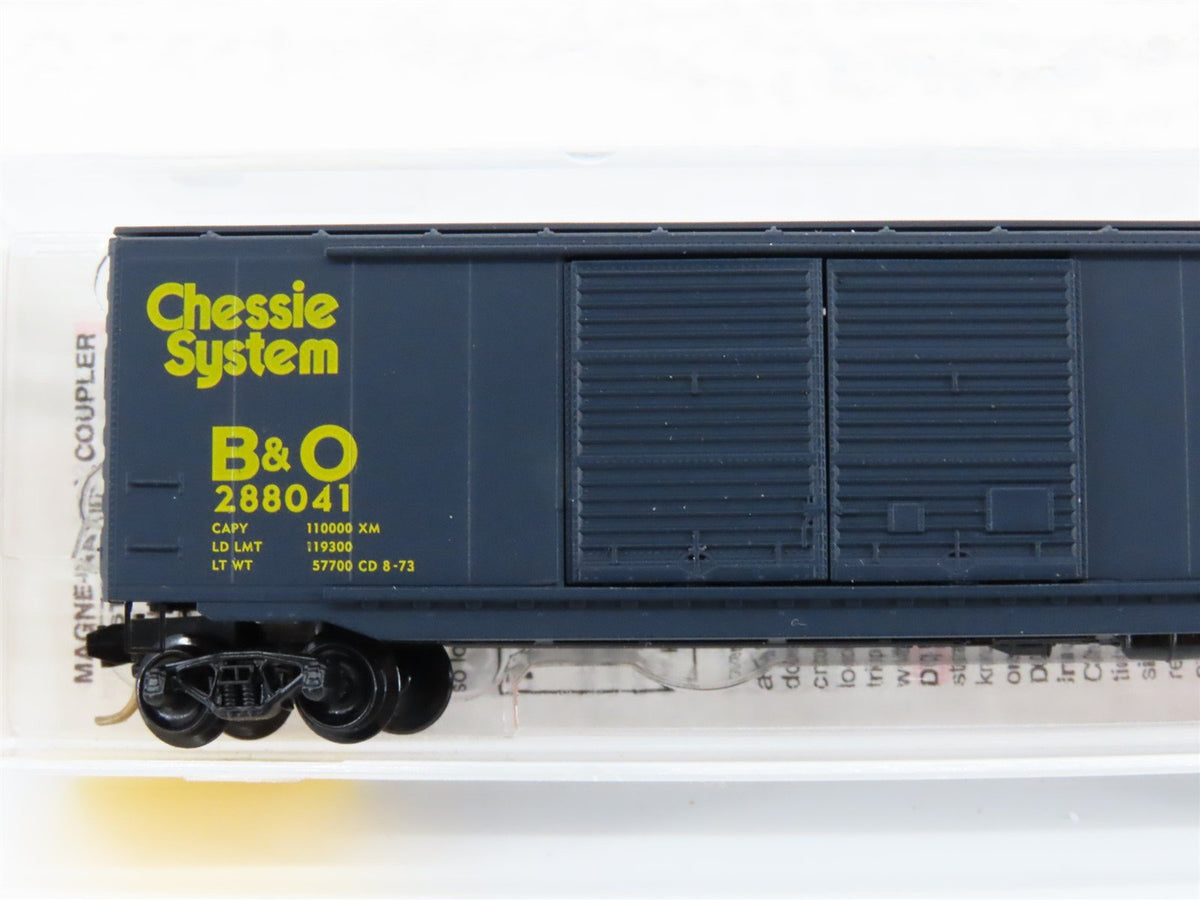 N Scale Micro-Trains MTL 34010 B&amp;O Chessie System 50&#39; Box Car #288041