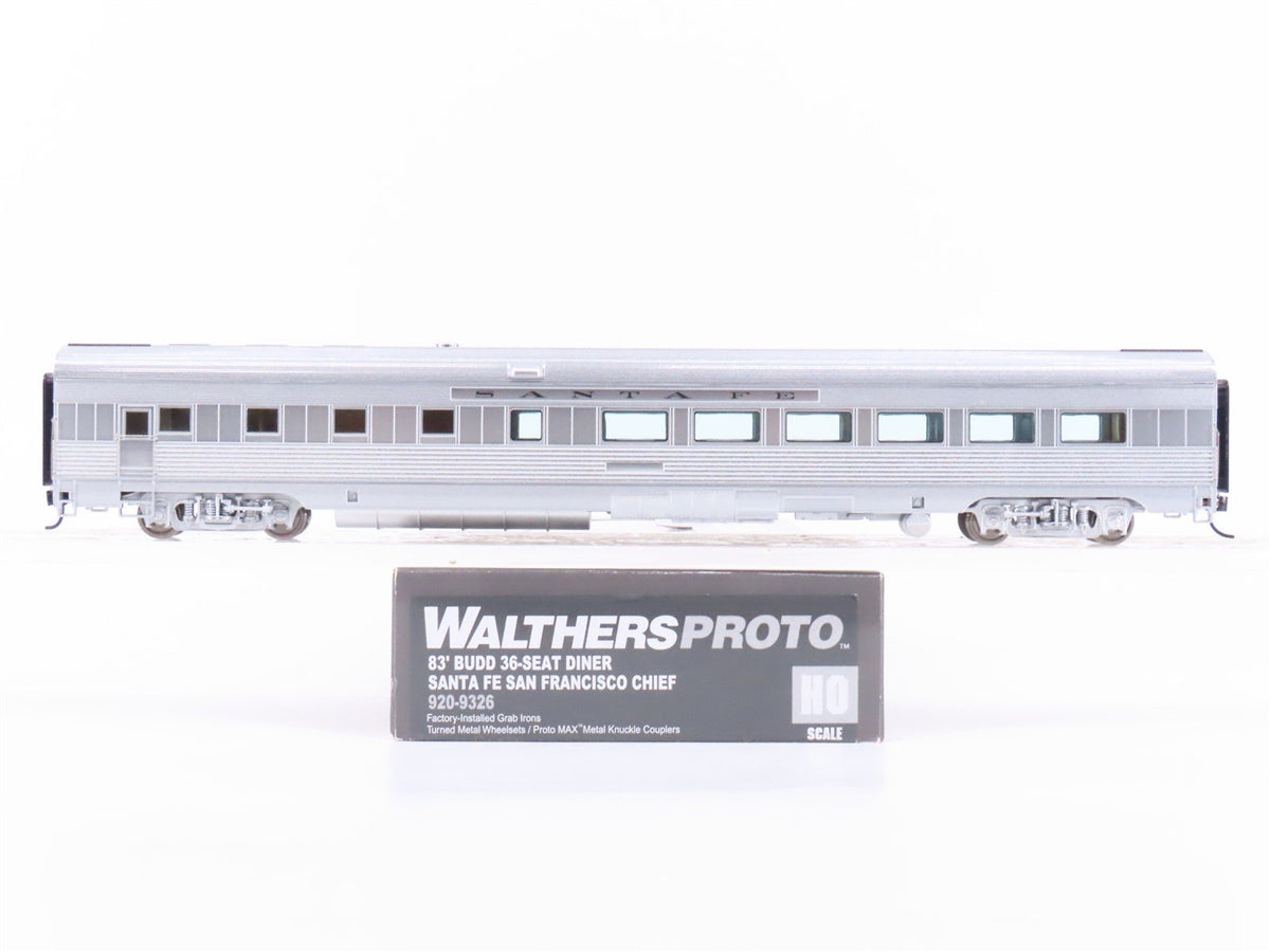 HO Walthers Proto 920-9326 ATSF Santa Fe 83&#39; Budd 36-Seat Diner Passenger Car