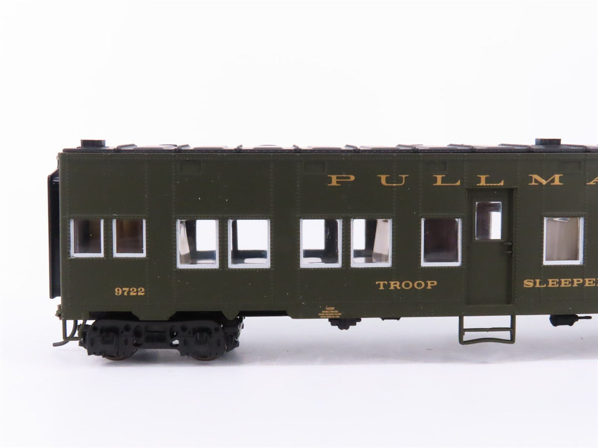 HO Scale Walthers 932-34151 Pullman PS Troop Sleeper Passenger Car 3-Pack