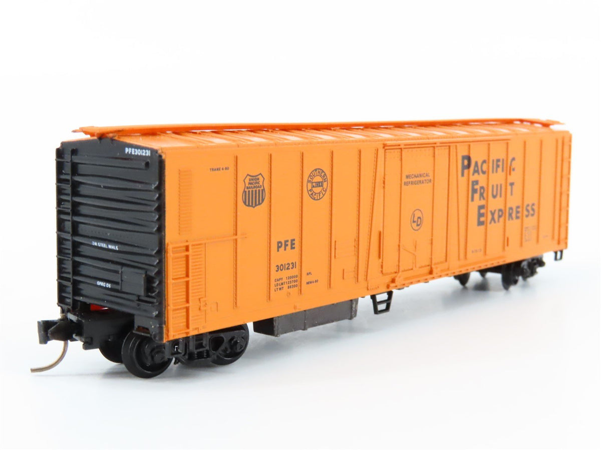 N Kadee Micro-Trains MTL 70010 UP SP PFE Pacific Fruit Express Reefer #301231