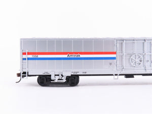 HO Scale Walthers 932-26021 Amtrak 60' Material Handling Boxcars 2-Pack