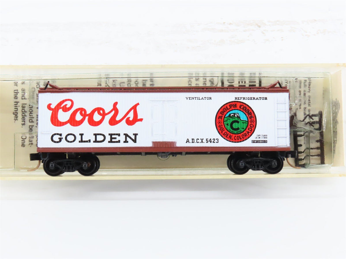 N Scale Kadee Micro-Trains MTL 47030 ADCX Coors Golden Beer 40&#39; Reefer #5423