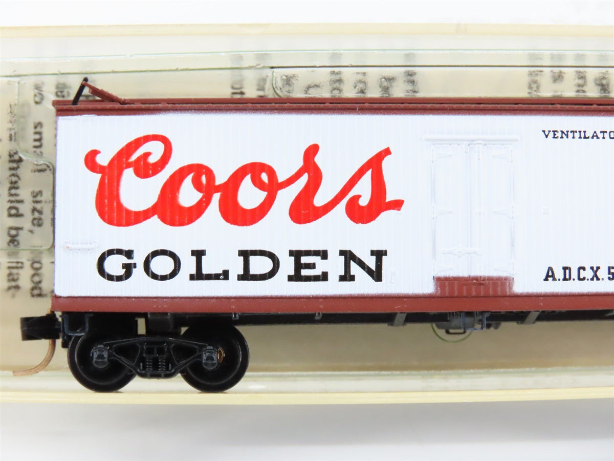 N Scale Kadee Micro-Trains MTL 47030 ADCX Coors Golden Beer 40&#39; Reefer #5423