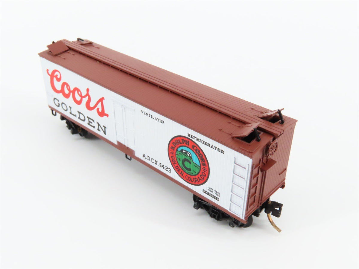 N Scale Kadee Micro-Trains MTL 47030 ADCX Coors Golden Beer 40&#39; Reefer #5423