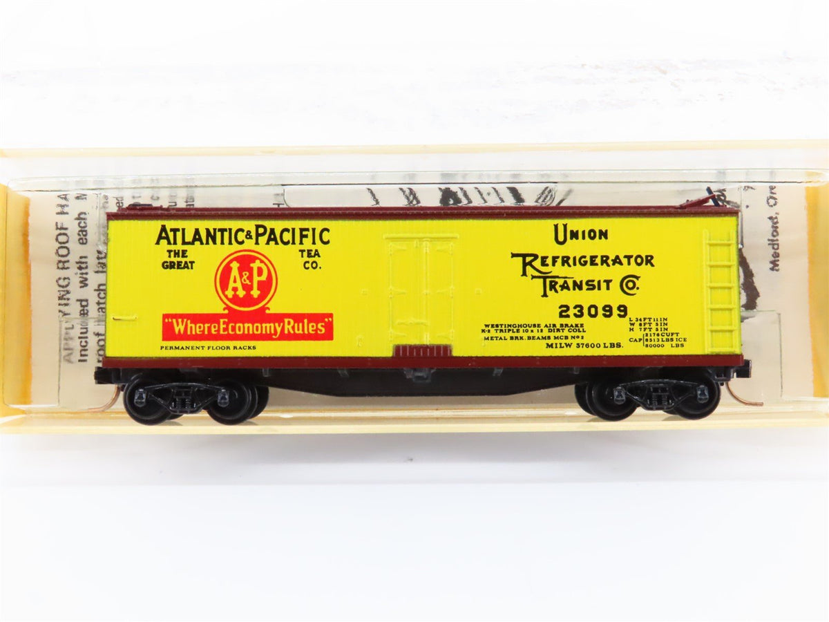 N Scale Kadee Micro-Trains MTL 47011 URTC A&amp;P Atlantic &amp; Pacific Reefer #23099