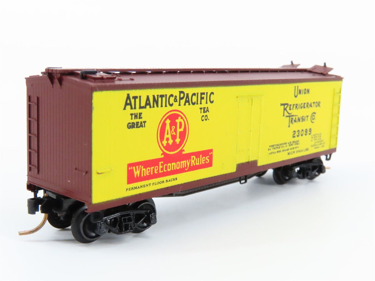 N Scale Kadee Micro-Trains MTL 47011 URTC A&amp;P Atlantic &amp; Pacific Reefer #23099