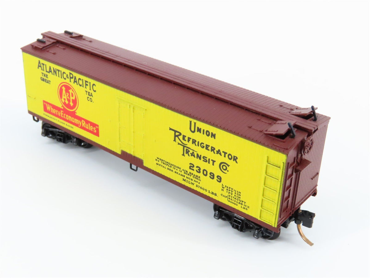 N Scale Kadee Micro-Trains MTL 47011 URTC A&amp;P Atlantic &amp; Pacific Reefer #23099