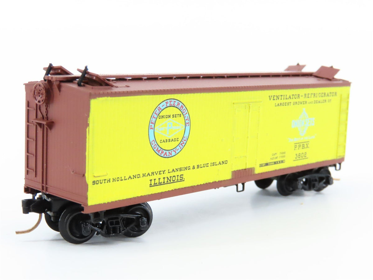 N Scale Kadee Micro-Trains MTL 47040 PPBX Peerbolte Onion Sets 40&#39; Reefer #3602