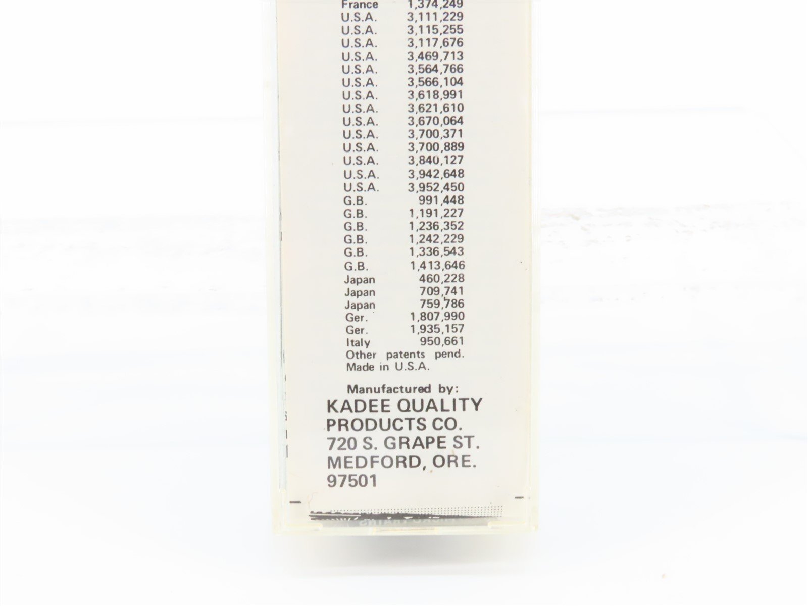 N Scale Kadee Micro-Trains MTL 47040 PPBX Peerbolte Onion Sets 40' Reefer #3602