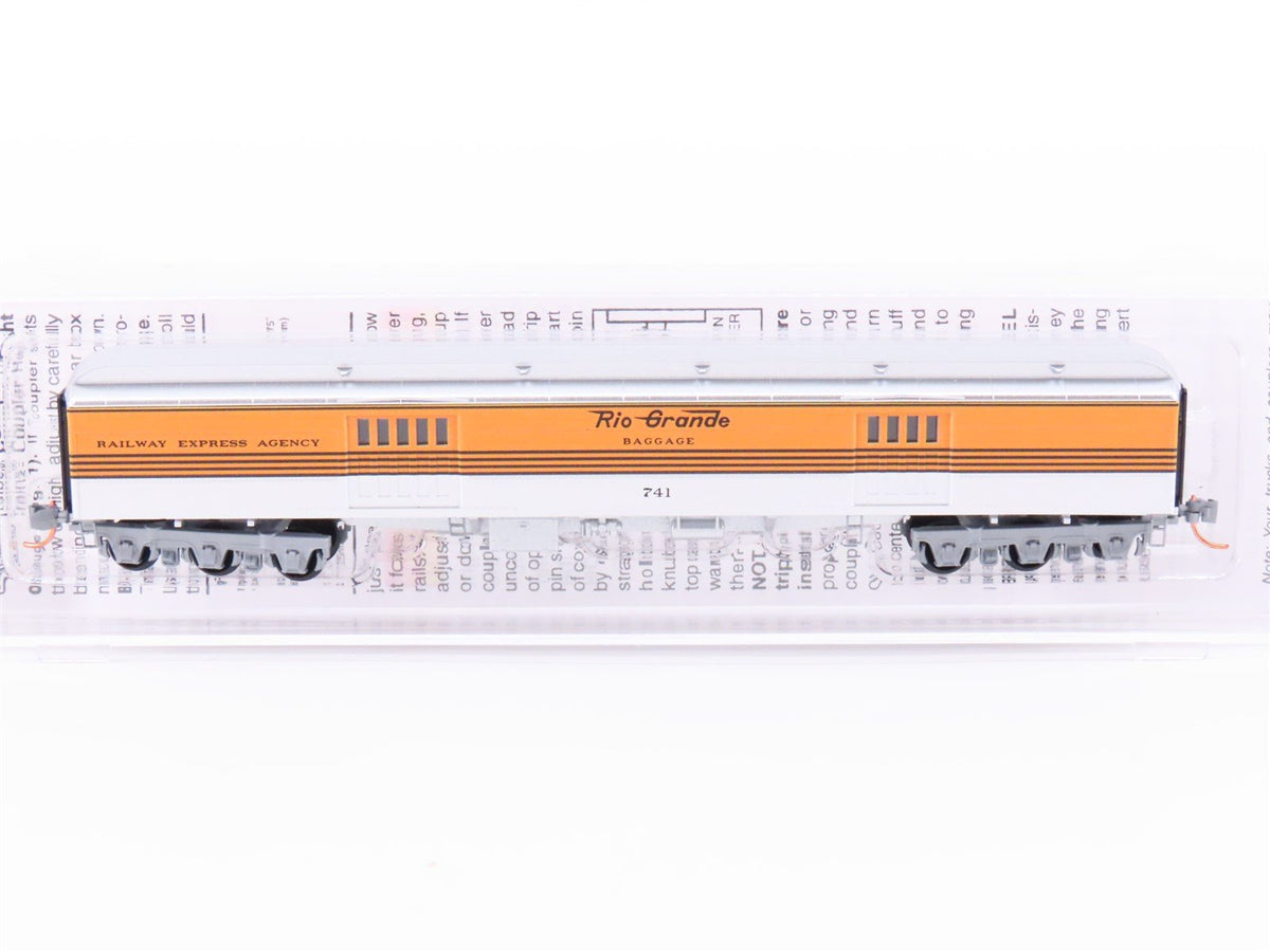 N Micro-Trains MTL 14752160 DRGW Rio Grande 70&#39; HW Baggage Passenger Car #741