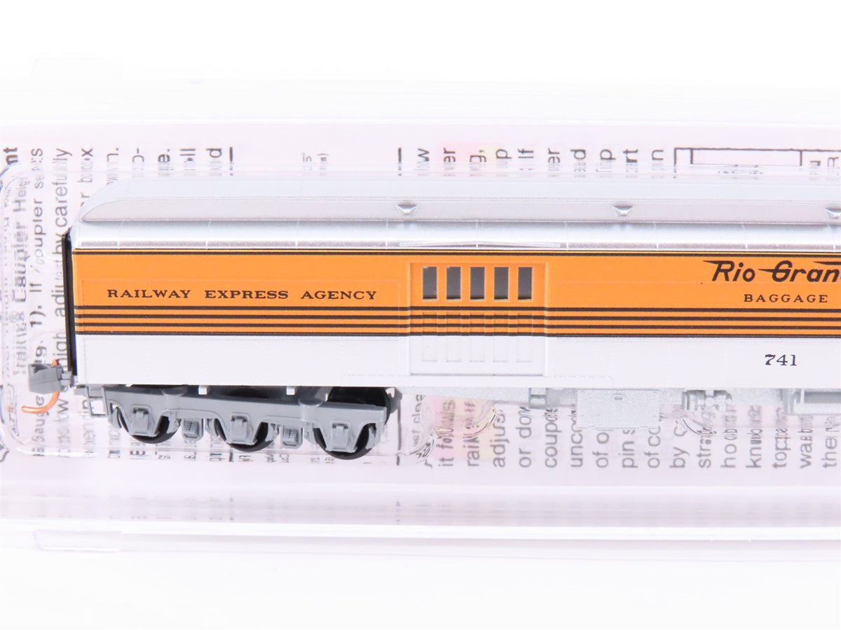 N Micro-Trains MTL 14752160 DRGW Rio Grande 70&#39; HW Baggage Passenger Car #741