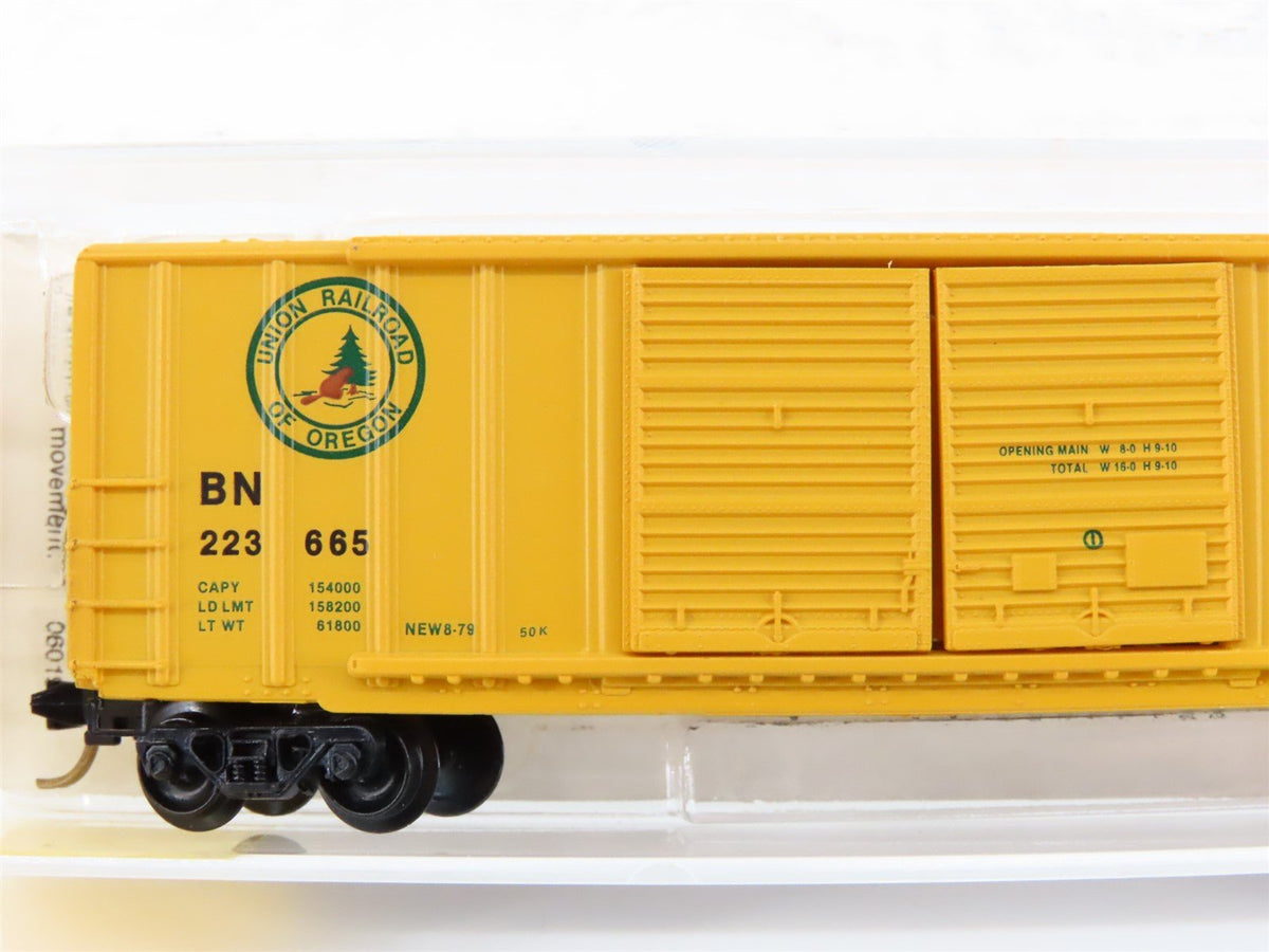 N Scale Micro-Trains MTL 30170 BN Union Railroad of Oregon 50&#39; Box Car #223665