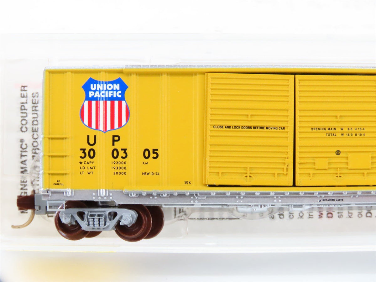 N Scale Micro-Trains MTL 30180 UP Union Pacific 50&#39; Double Door Box Car #300305