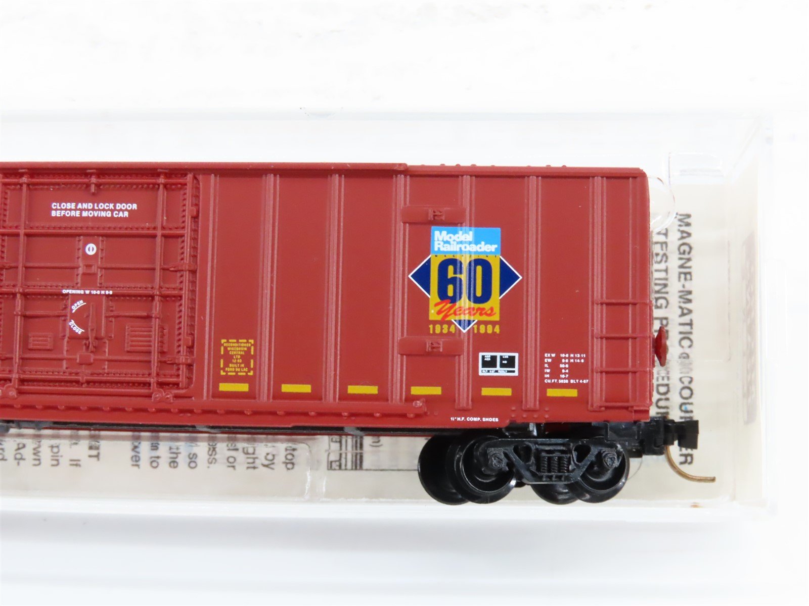 N Scale Micro-Trains MTL 27210 WC Model Railroader 60 Years 50' Box Car #26173