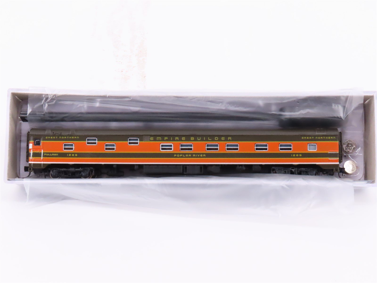 N Rapido 501142 GN Great Northern Duplex Sleeper Passenger Car "Poplar River"