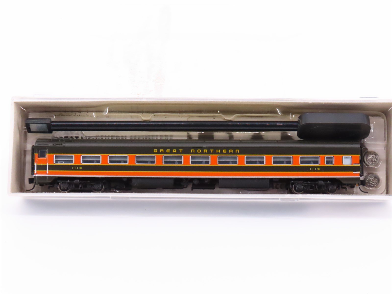 N Scale Rapido 500059 GN Great Northern Lightweight Coach Passenger Car #1115