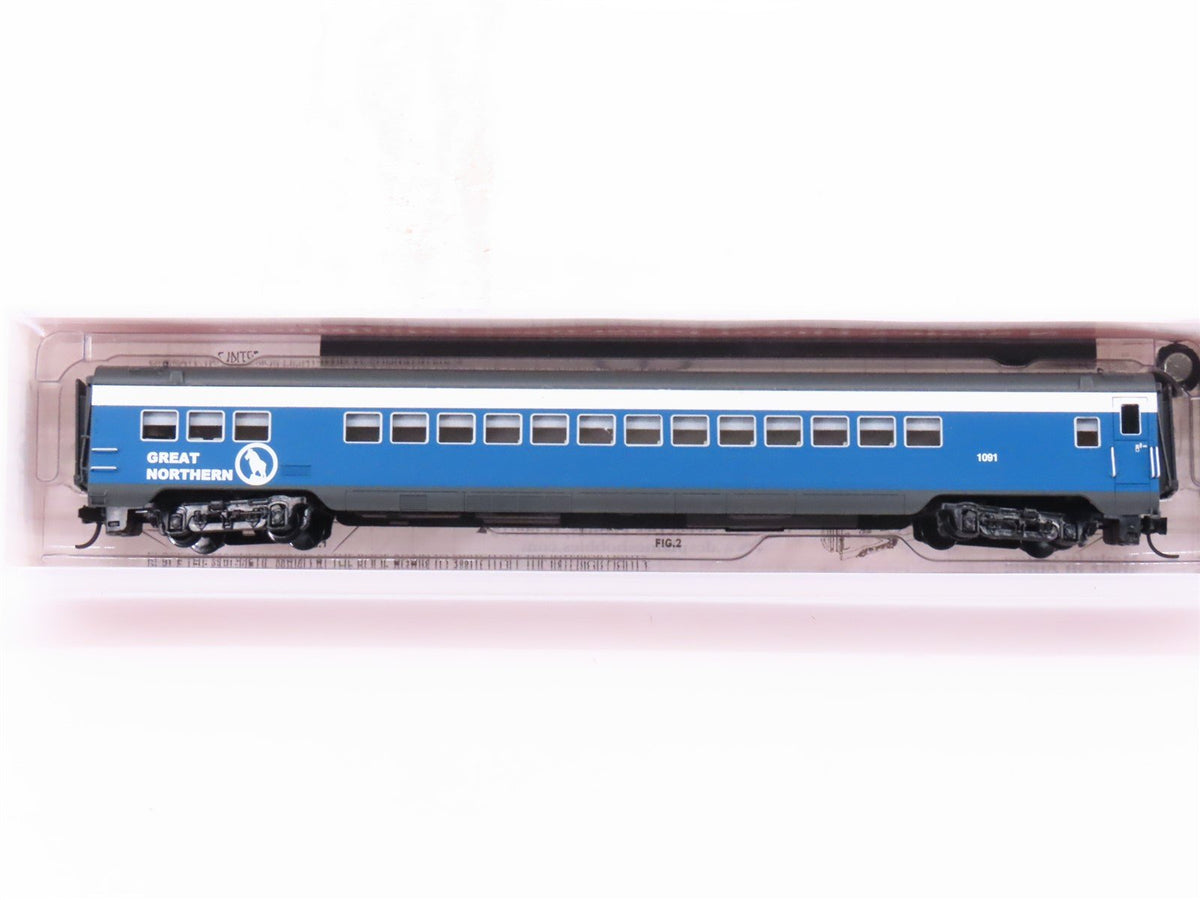 N Scale Centralia Car Shops CCS6615-06 GN Big Blue Sky Coach Passenger #1091