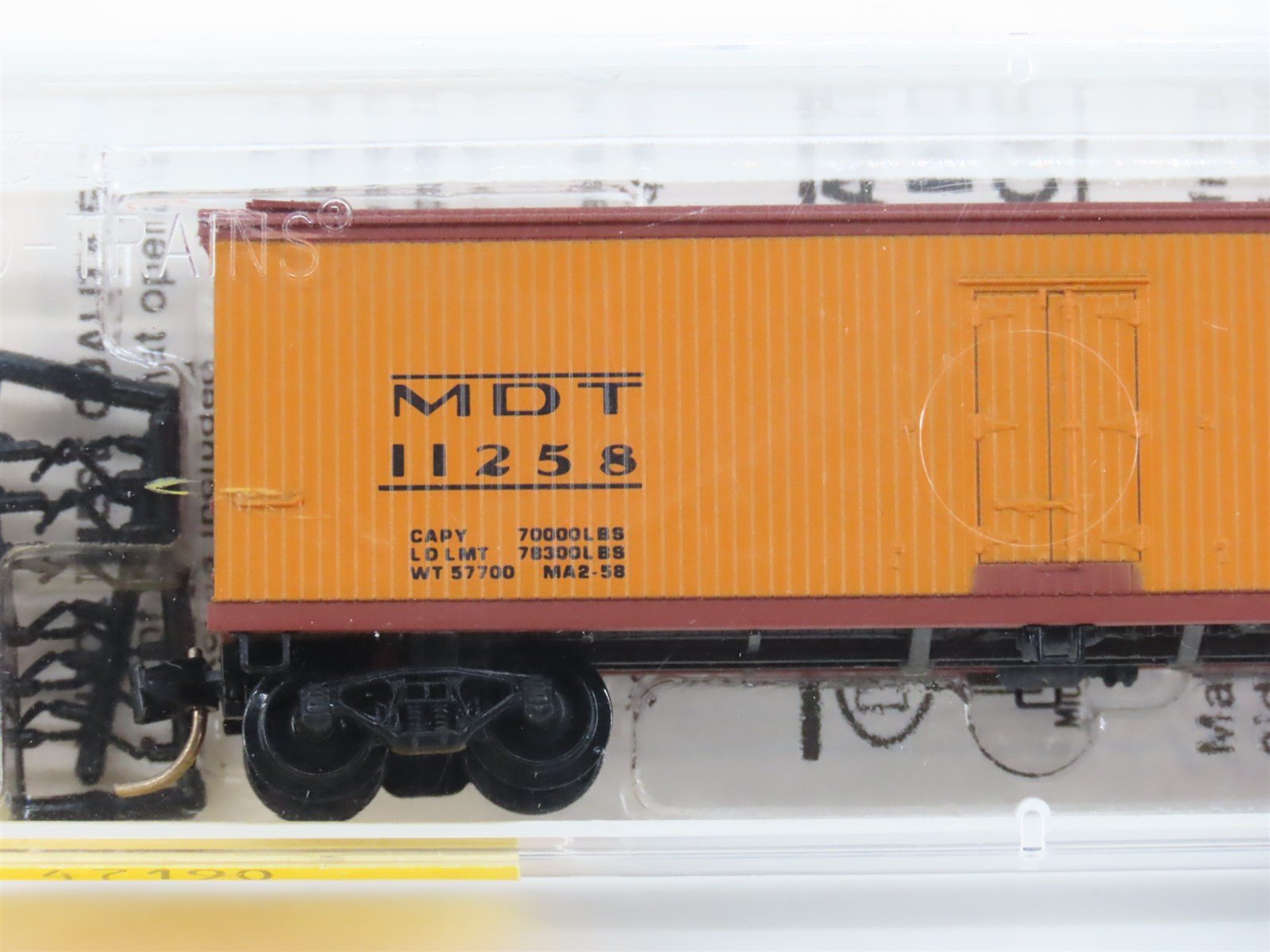 N Scale Micro-Trains MTL 47190 MDT NYC Early Bird 40' Wood Reefer #11258