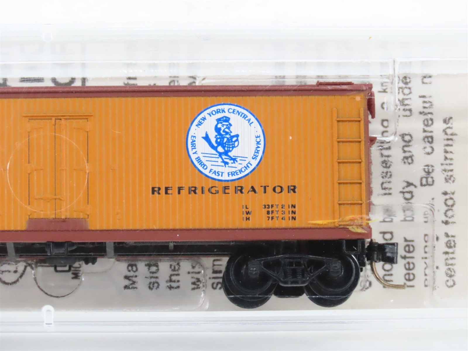 N Scale Micro-Trains MTL 47190 MDT NYC Early Bird 40' Wood Reefer #11258