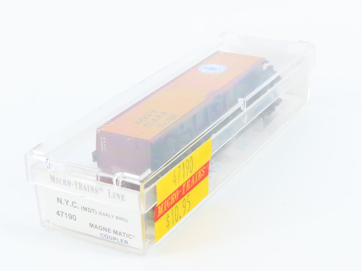 N Scale Micro-Trains MTL 47190 MDT NYC Early Bird 40&#39; Wood Reefer #11258
